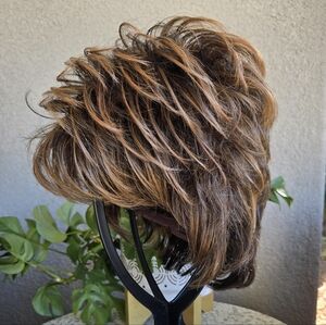 Gabor Instinct Wig Average/Large G13+ Cappuccino Mist Short Shag